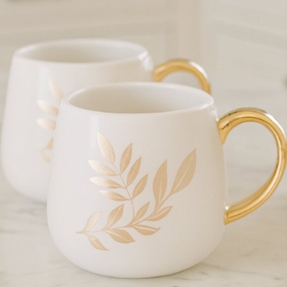 NWOT Rosanna Fall Tea Coffee Mugs Set Of 4 Thanksgiving Mug - Picture 3 of 14